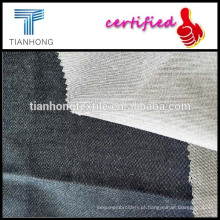 cambraia tecido/sarja lycra fio tingido tecido/imitação de tecidos denim de tingido de 100 fios de algodão